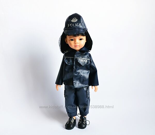 Одяг для ляльки Паола Рейна комплект одягу, аутфіт поліцейського