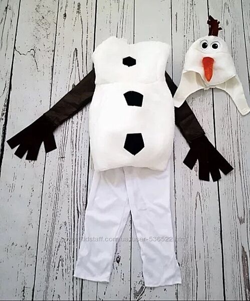 Диснеевский карнавальный костюм снеговик Олаф. 