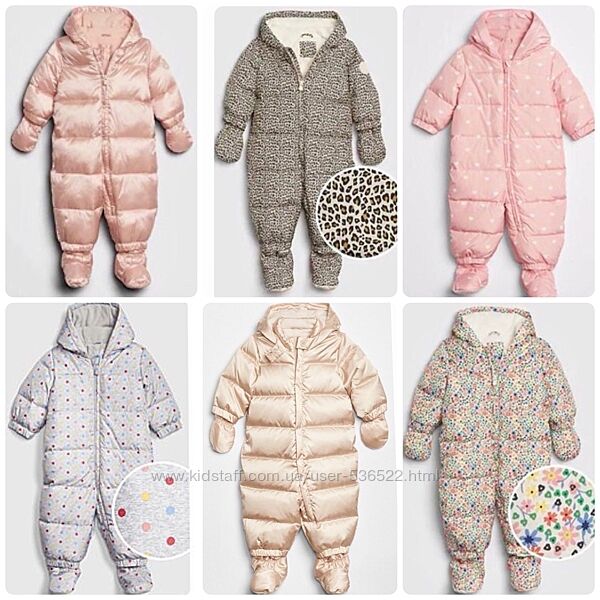 Всеми любимые зимние комбинезоны Gap/ГЭП для девочек. Оригинал.