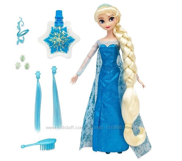 Elsa Doll классическая Ельза с аксессуарами для волос Frozen Disney