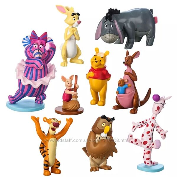  Disney набор фигурок Винни Пух и друзья Winnie the Pooh Deluxe Figure