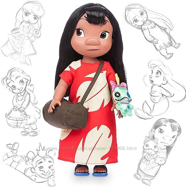 Кукла малышка Лило из серии Disney Animators.