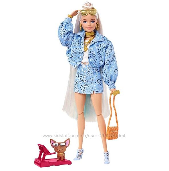 Barbie Extra Doll HHN08 кукла барби 16 Mattel с питомцем