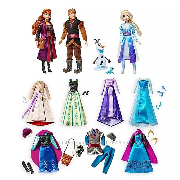 Набор кукол Эльза, Анна, Кристофф Холодное сердце Disney Exlusive Frozen.