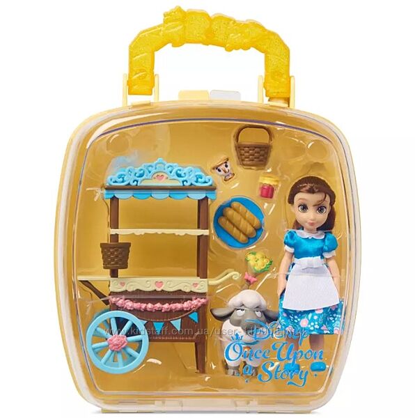 Бель мини-кукольный игровой набор Belle Disney Once Upon a Story Mini Doll