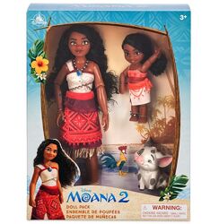 Disney набор кукол Моана 2 Симеа Пуа и Хейхей Moana 2 Doll Set
