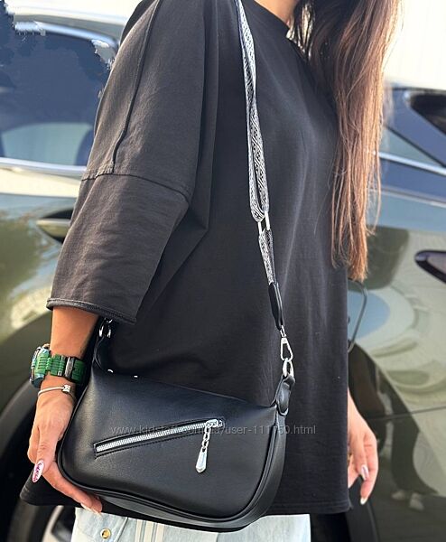 Сумка жіноча, в наявності чорна та сіра 