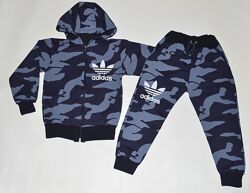 Костюм дитячий камуфляжний, adidas синій Розпродаж терміново