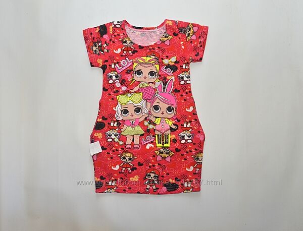 Сукня туніка для дівчинки з Лол. Розпродаж терміново