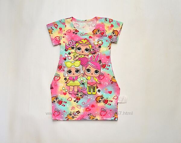 Сукня туніка для дівчинки з Лол