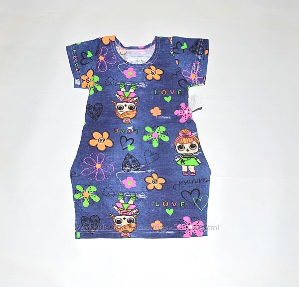 Сукня туніка бавовна, туніка з Лол