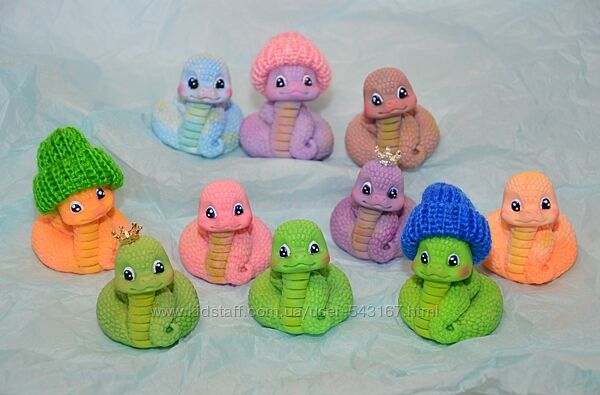 Змійка мило сувенірне. Ручна робота. Змея мыло сувенирное