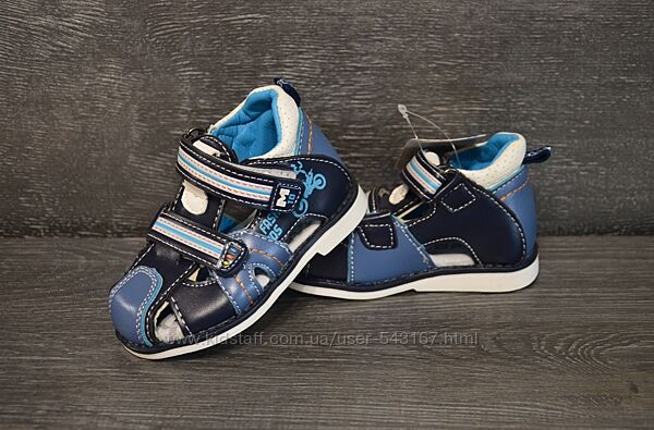 Босоніжки для хлопчика, Jong-Golf, 21р. шкіряна устілка. ортопедична