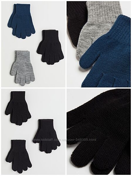 Деми перчатки H&M, размер 8-14 лет, рост 134-170 см