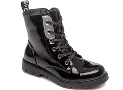 Черные ботинки для девочки подростковые Weestep 32 33 34 35 36 37 размер