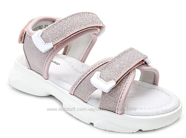 Босоніжки дитячі для дівчинки рожеві Weestep 35 36 37 розмір дитяче взуття 