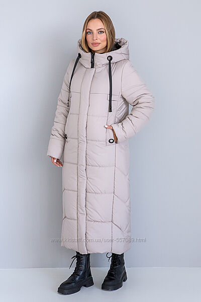 Зимнее женское пальто Сандра на тинсулейте размеры 44- 62