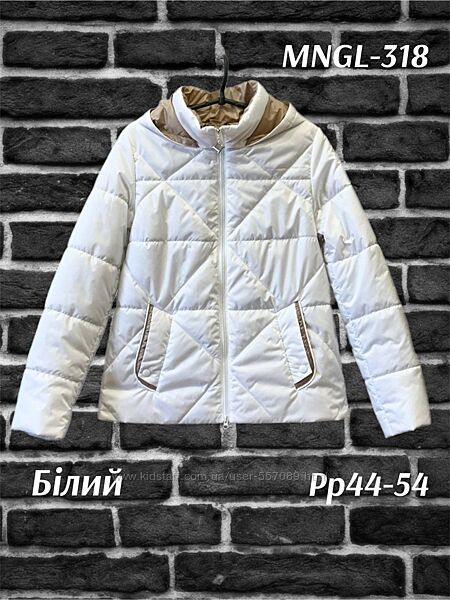 Демисезонная женская куртка 318 тм Mangelo Размеры 44- 54