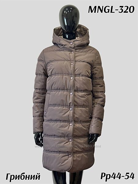 Демисезонная женская удлиненная качественная куртка 320 Mangelo Рры 42- 48