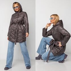 Женская модная демисезонная куртка 272 тм Mangelo Размеры 44, 52