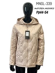 Демисезонная стеганая женская куртка Размеры 44 -54 Mangelo 339