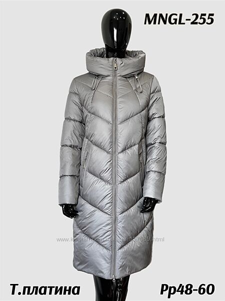 Зимняя женская куртка 255 тм Mangelo Размеры 48- 60