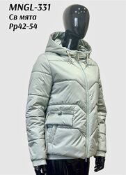 Женская демисезонная молодежная короткая куртка 331 Mangelo Размеры 42-54