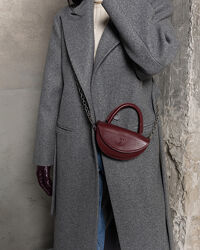 Модное демисезонное длинное женское пальто оверсайз Неаполь р. 40-54