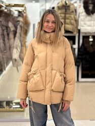 Женский пуховик 23506 Chanevia Beige