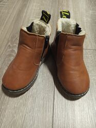 Кожаные ботинки, полусапожки Еврозима/Деми  23-24 размер 