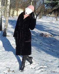 Тепла стильна шуба