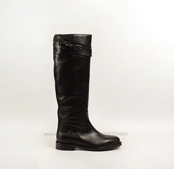 Шкіряні стильні чоботи 
