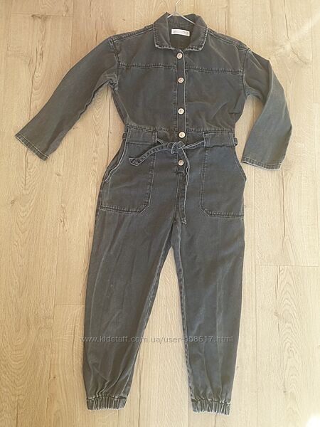 Комбинезон  джинсовий, ZARA , 11-12 років , 152 см , зручний , модний