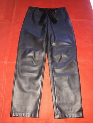 Модные стильные кожаные штаны ZARA от 10-13л