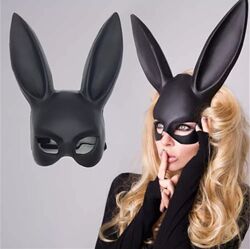 Матовая маска зайца кролика плэйбой playboy 