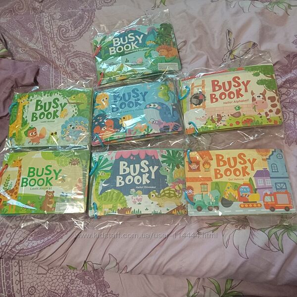 Книжки на наліпках по Монтесорі 