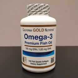 Супер цена - California Gold Omega 3 / Омега 3 - 100 капсул / США