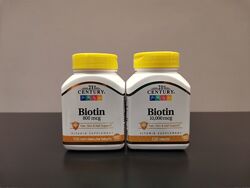 21 century Биотин - 800 мкг и 10000 мкг  - 110 таблеток / 120 таблеток