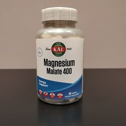 KAL магний малат 400 мг - 90 таблеток / США, magnesium malate