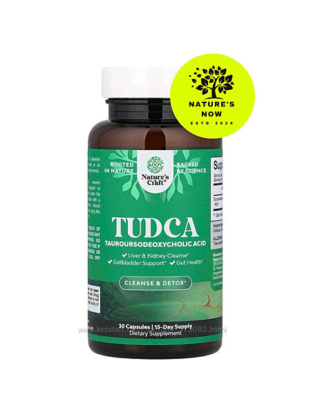 Nature&acutes Craft tudca 250 мг - 30 капсул / США, тудка