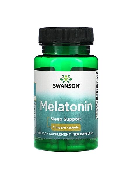 Swanson мелатонин 3 мг - 120 капсул / США
