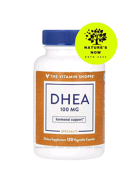 The Vitamin Shoppe dhea 100 мг - 120 капсул / США, дгэа