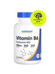 Nutricost витамин В6 100 мг - 240 капсул / США