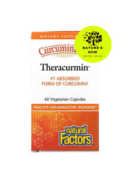Лучший куркумин Theracurcumin - 60 капсул / Natural Factors 