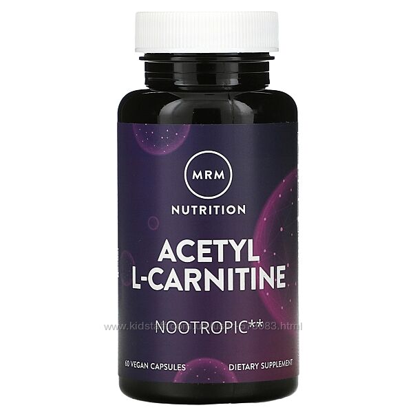 MRM Nutrition Ацетил L-карнитин  60 капсул / США