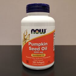 Now Foods масло семян тыквы - 1000 мг 100 капсул / США - 