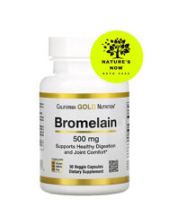 Бромелаин 500 мг - 30 капсул / California Gold Nutrition, США