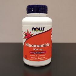 Now Foods витамин В3 без приливов - никотинамид - 500 мг - 100 капсул