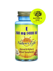 Natures Life натуральный витамин Е 400 МЕ - 100 капсул / США