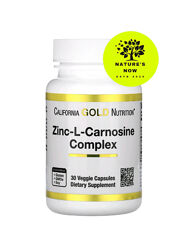 Цинк-L-карнозин - 30 капсул / California Gold Nutrition, США